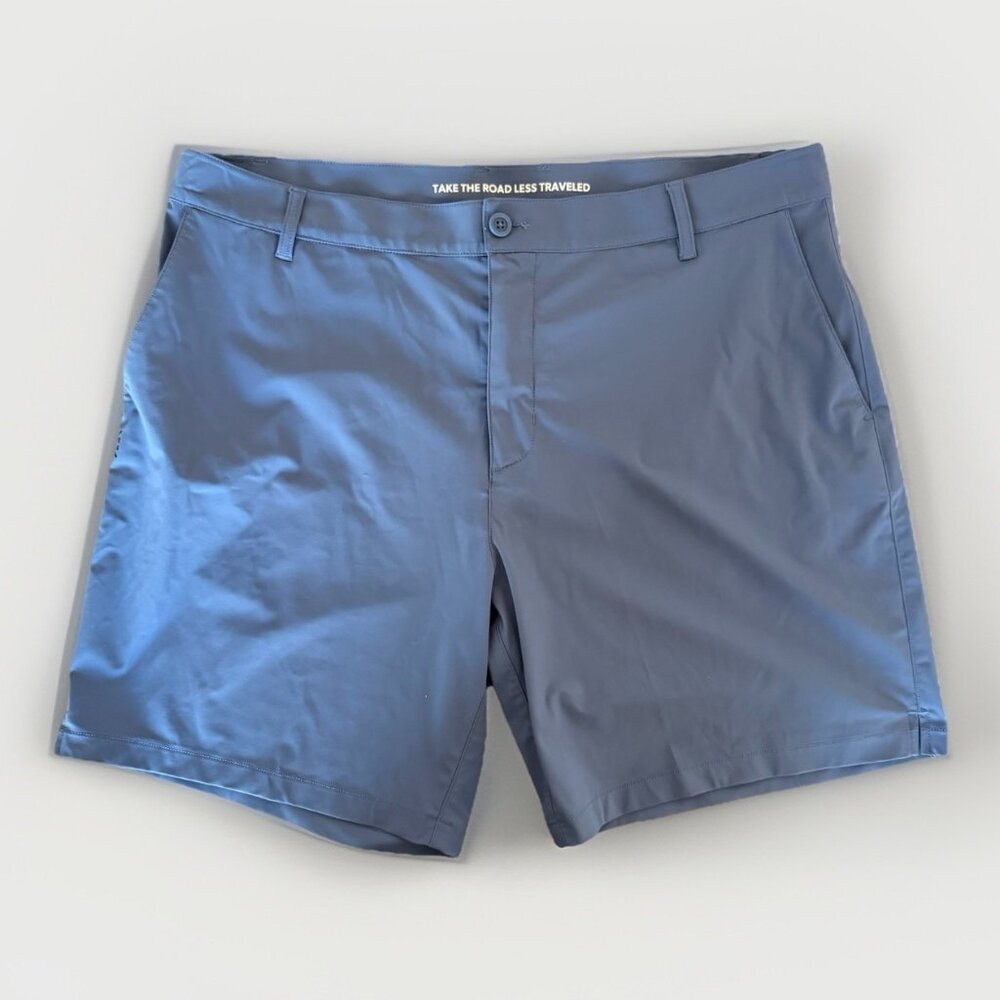 Rhone Shorts Mens 38 Light Blue Resort Performance Stretch Golf Travel Outdoor